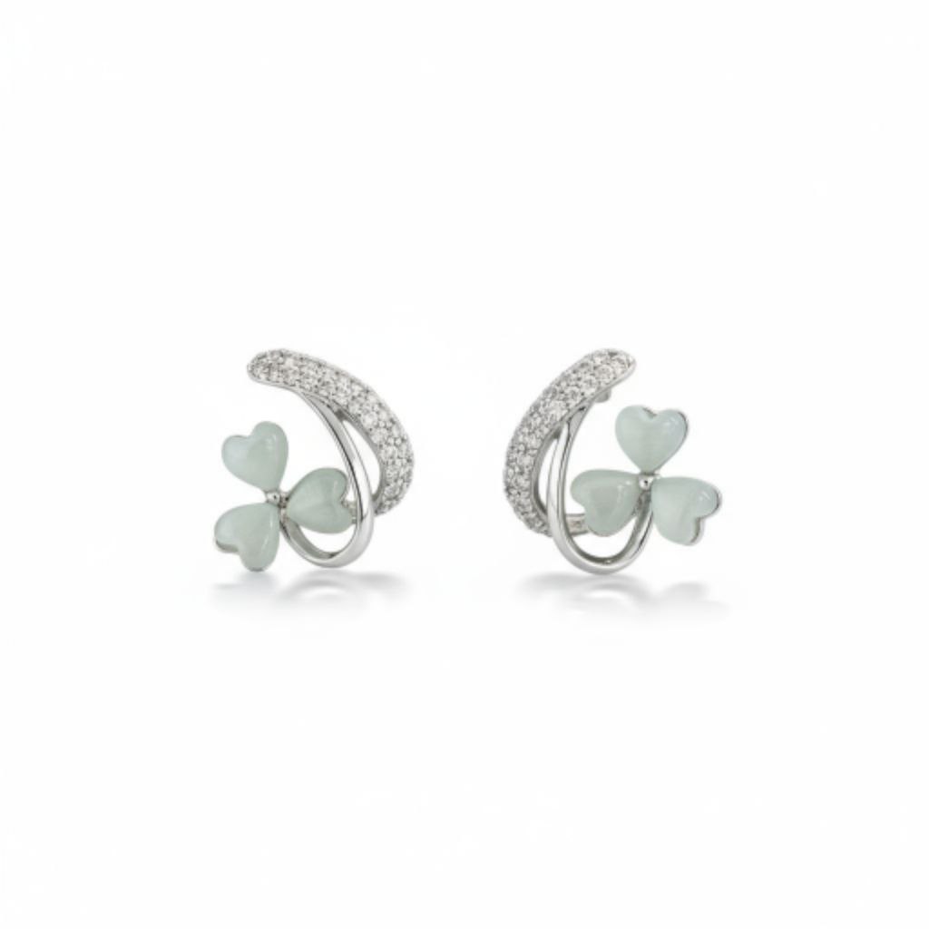 Clover Crescent Studs