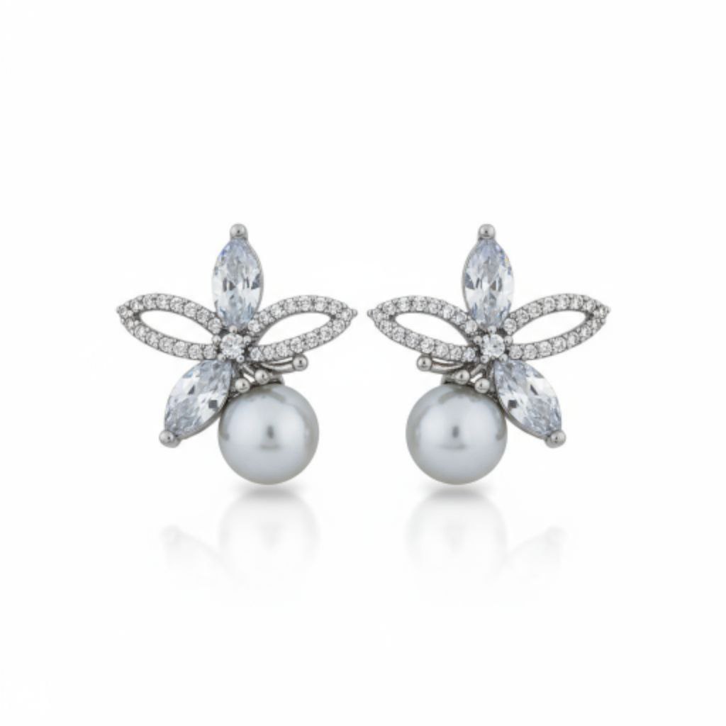 Winged Pearl Dangles